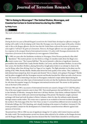 The United States, Nicaragua, and Counterterrorism in Central America During the 1980S by Philip Travis