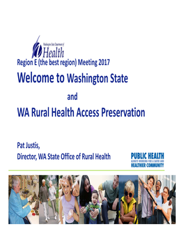 Washington State WA Rural Health Access Preservation