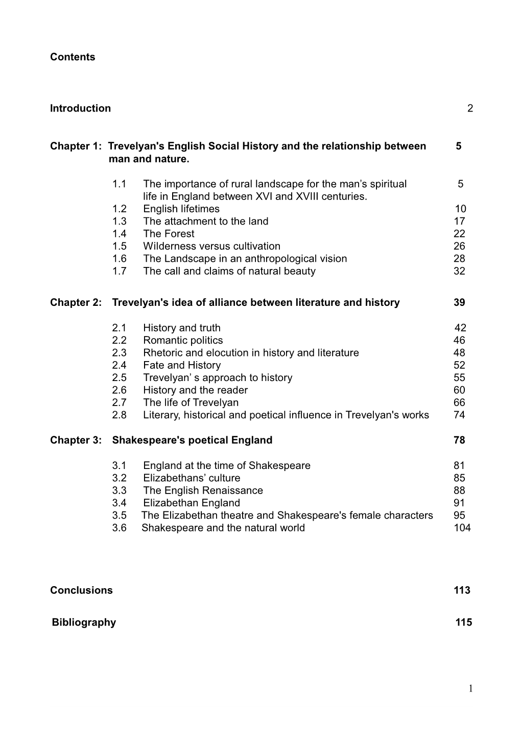 Trevelyan's English Social History and the Relationship Between 5 Man and Nature