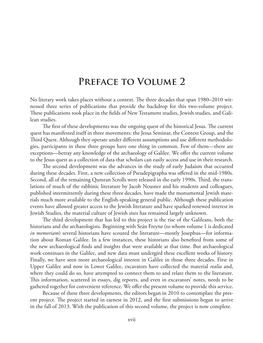 Preface to Volume 2