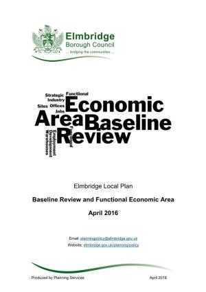 Baseline and Functional Economic Area 2016