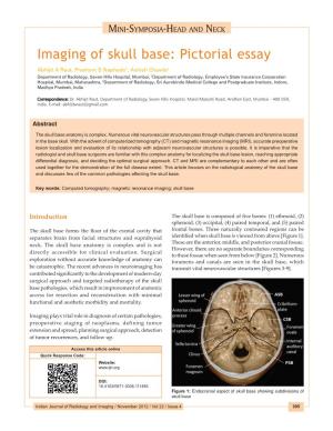 Imaging of Skull Base