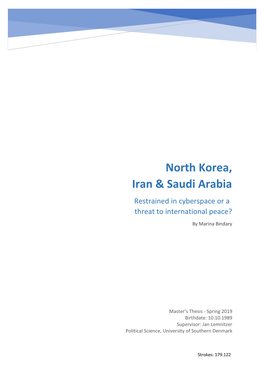 North Korea, Iran & Saudi Arabia