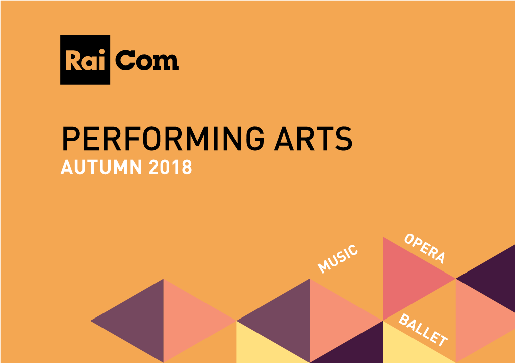 Performing Arts Autumn 2018