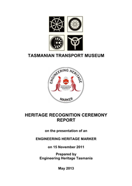 Tasmanian Transport Museum Collection