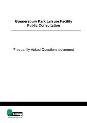 Gunnersbury Park Leisure Facility Public Consultation
