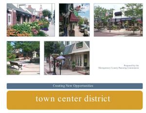 Town Center District Model Ordinance
