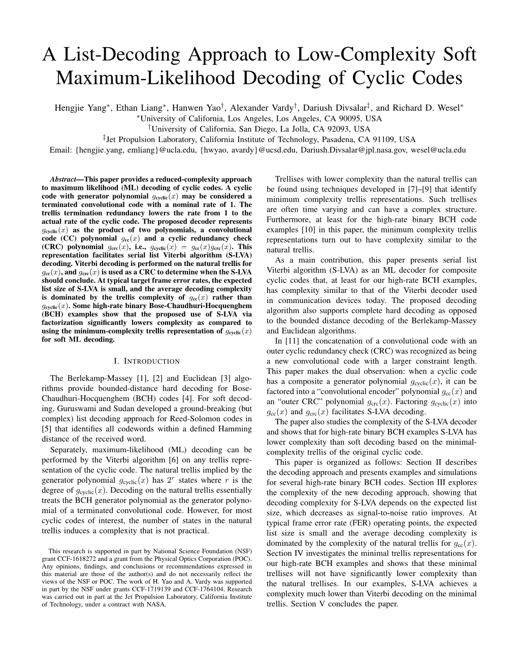 A List-Decoding Approach to Low-Complexity Soft Maximum-Likelihood Decoding of Cyclic Codes