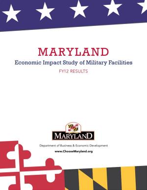 Maryland Military Installation Economic Impact Study