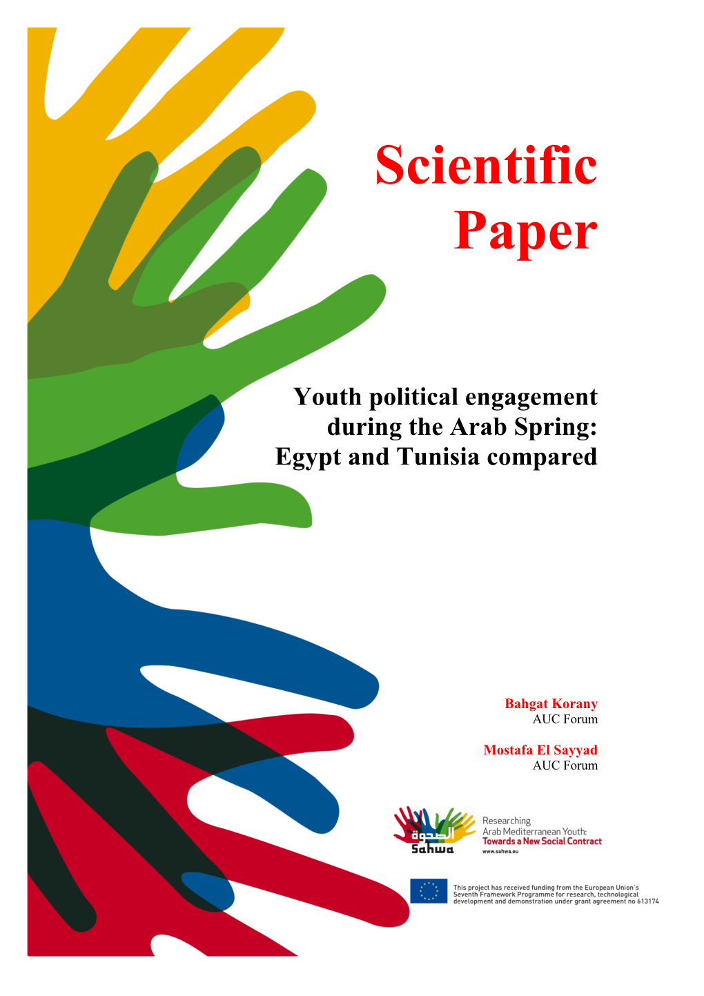 Scientific Paper Youth Political Engagement During The