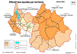 Effectif Des Équidés Par Territoire Effectif Des Équidés Par Territoire De 80 À 130 Moins De 80 Plus De 130