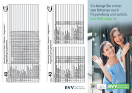 Flyer Linie 43 Nittenau