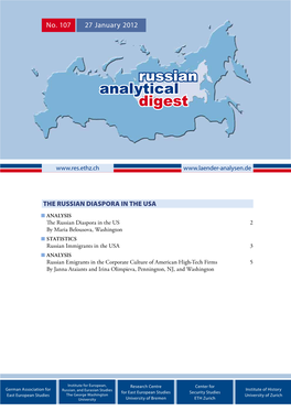 The Russian Diaspora in the USA