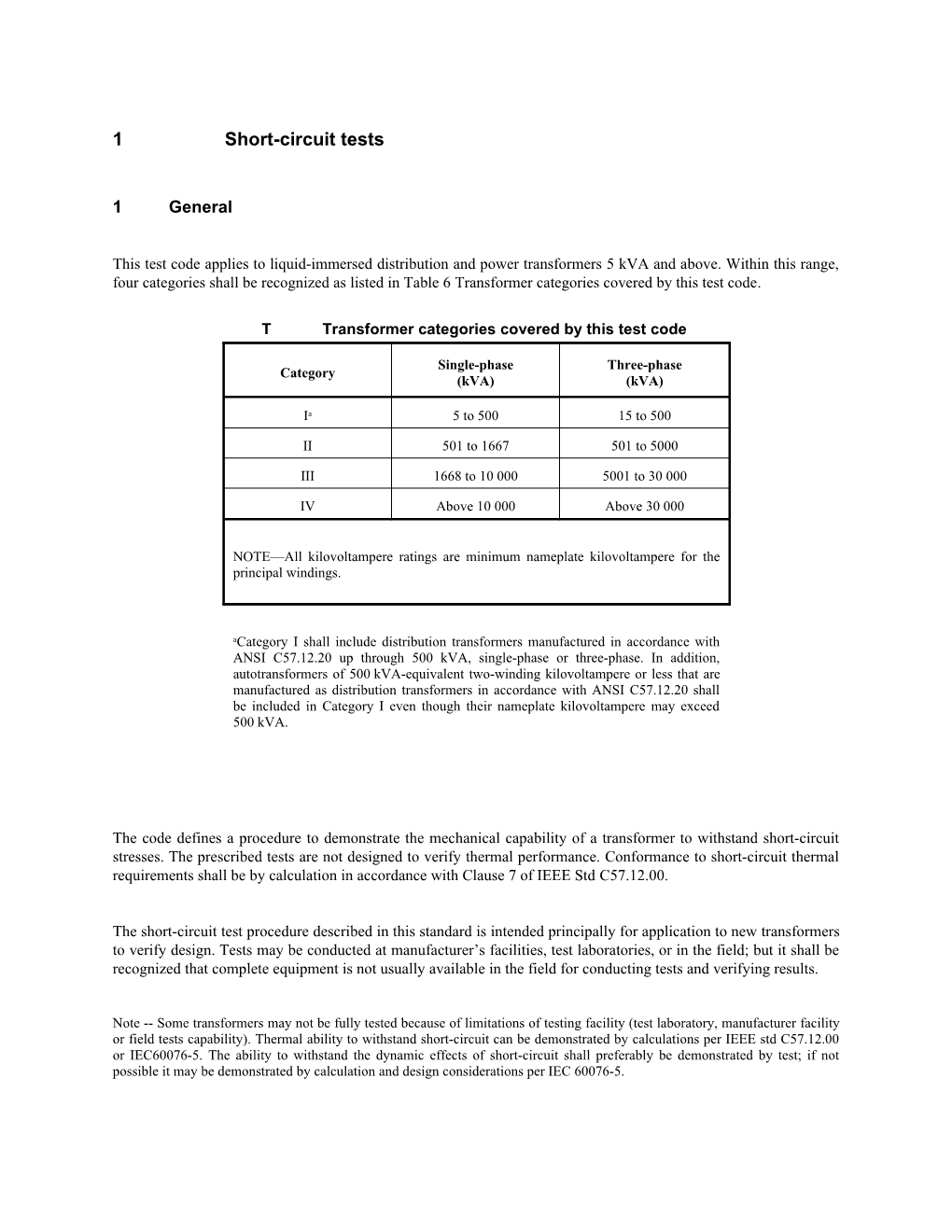 12. Short-Circuit Tests