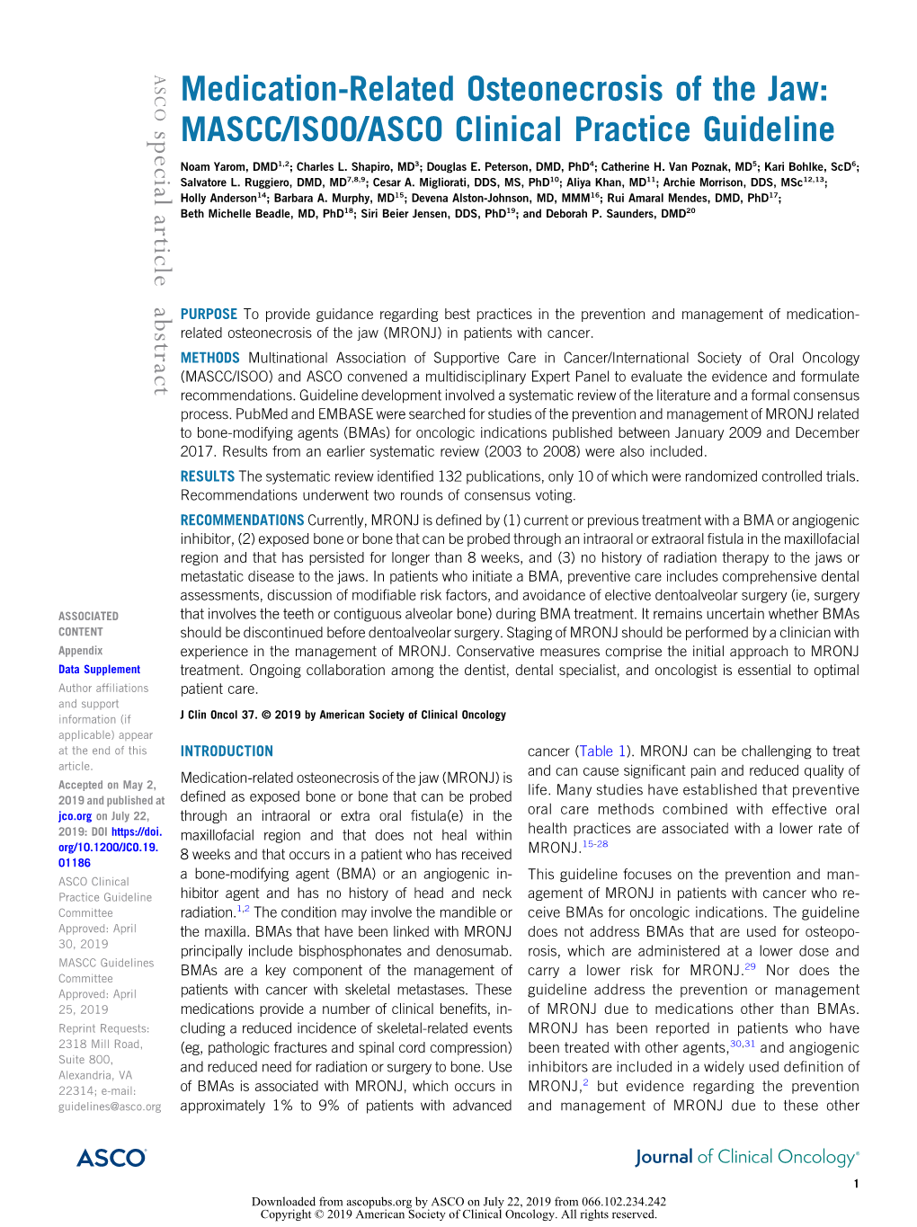 Medication-Related Osteonecrosis Of The - DocsLib