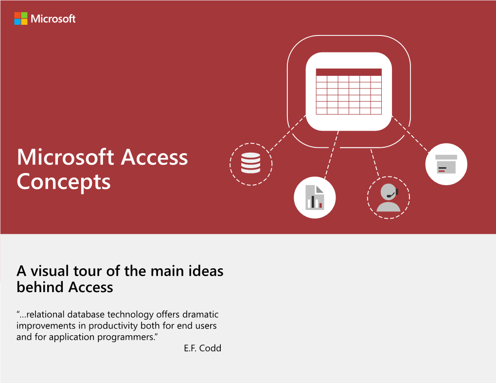 Microsoft Access Concepts