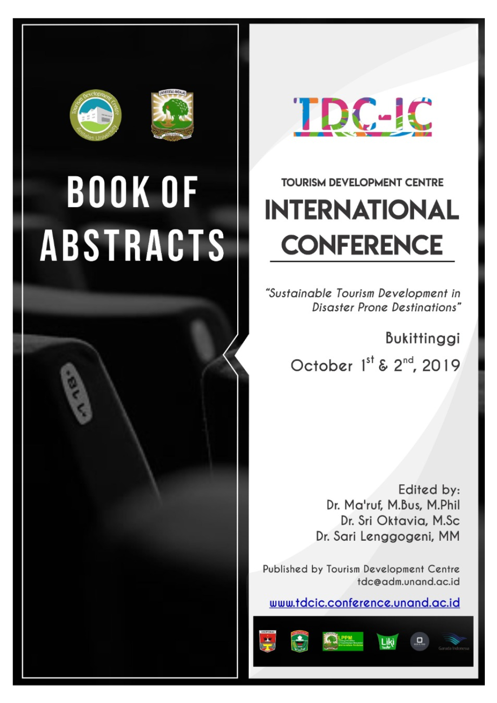 Book of Abstract of the Tourism Development Centre International Conference (TDCIC 2019)