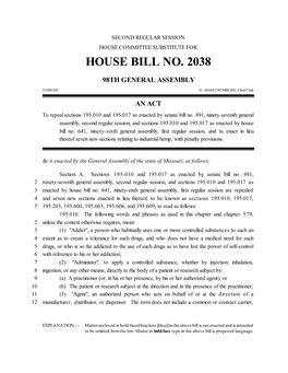 House Bill No. 2038