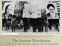 The Iranian Revolution in 1979