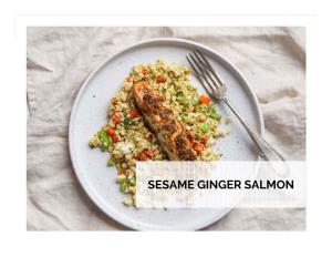 Sesame Ginger Salmon Sesame Ginger Salmon