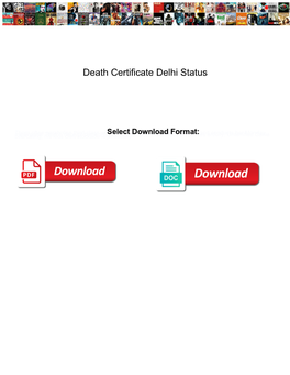 Death Certificate Delhi Status