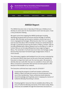 AMSSA Newsletter