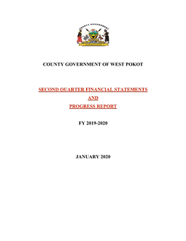 Quarter 2 Report Financial Year 2019
