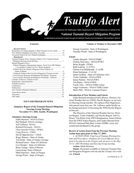 Tsuinfo Alert, December 2002