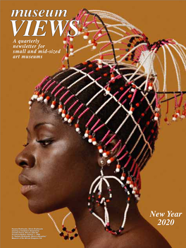 New Year 2020 Kwame Brathwaite, Sikolo Brathwaite Wearing a Headpiece Designed by Carolee Prince,, Africanafrican Jazz-Artjazz-Art Society & Studios, Harlem, C