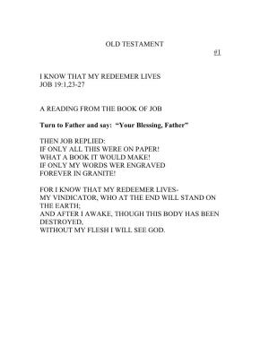 Old Testament #1