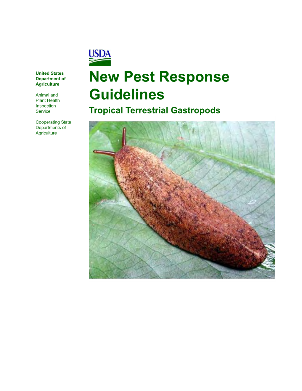 New Pest Response Guidelines