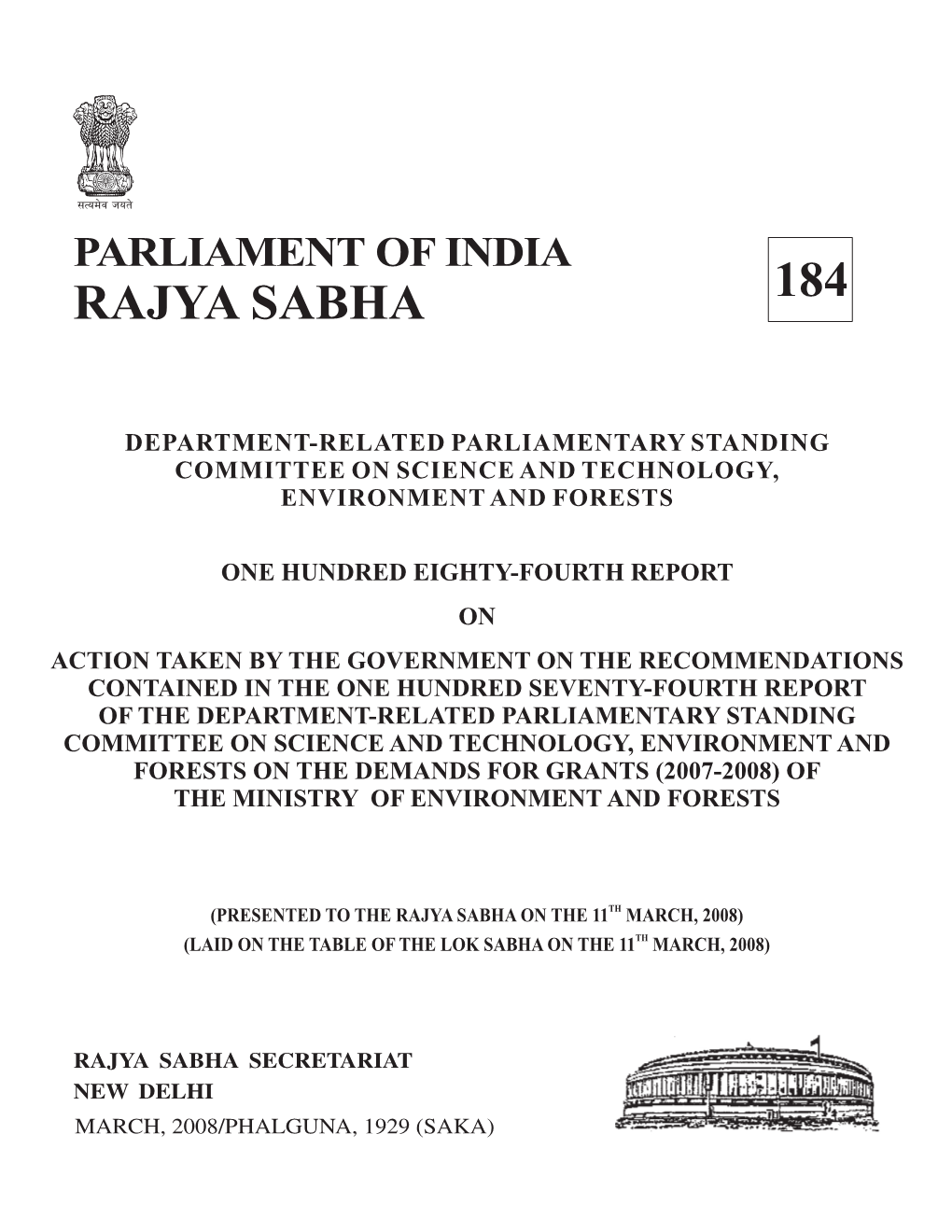 Cover-184 Report