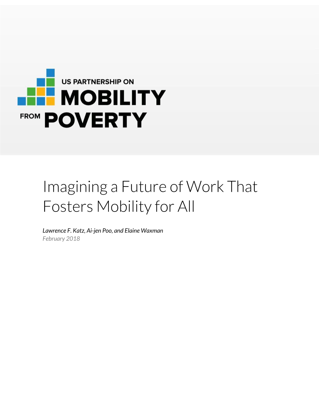 Imagining a Future of Work That Fosters Mobility for All