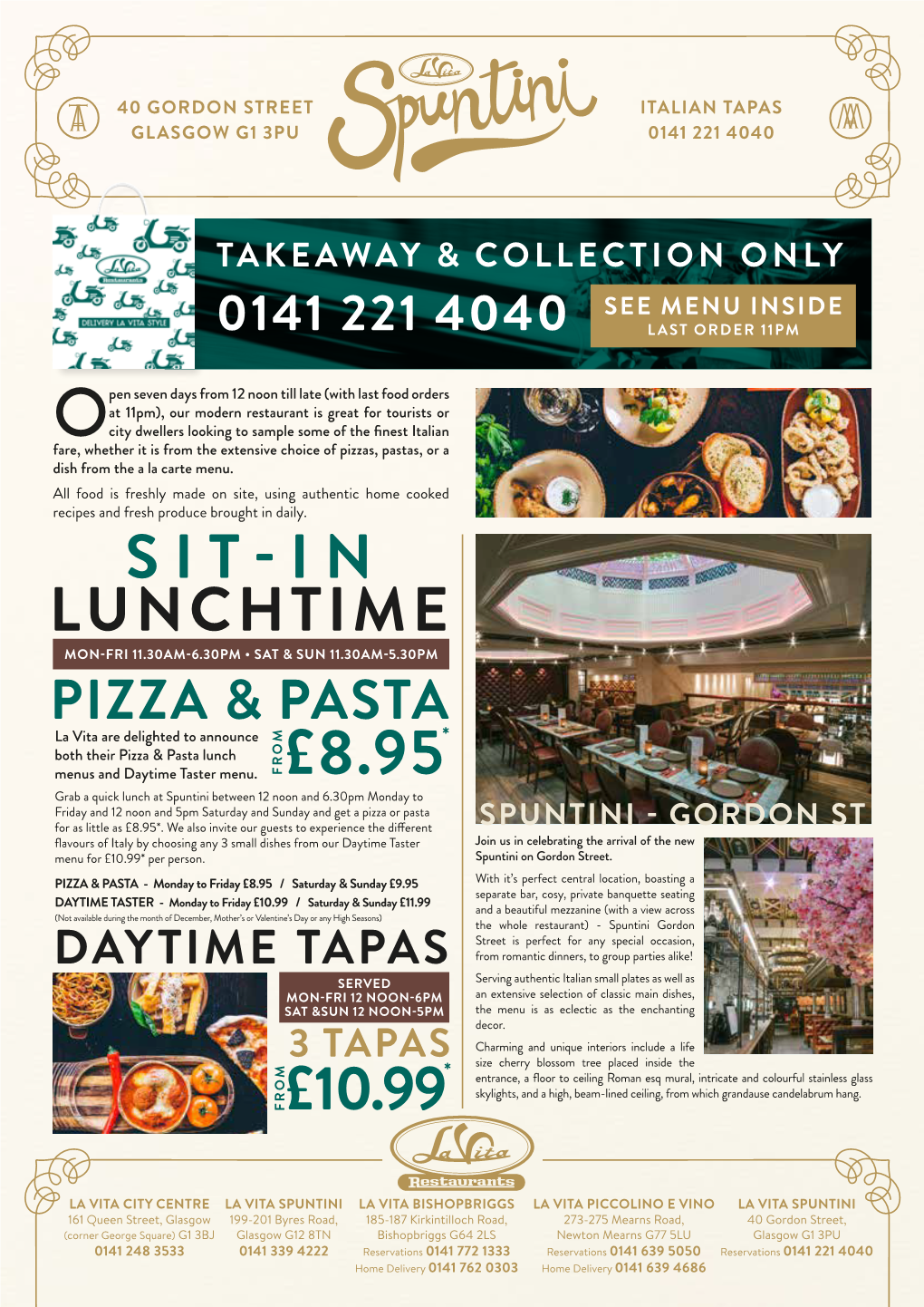 Takeaway Menu