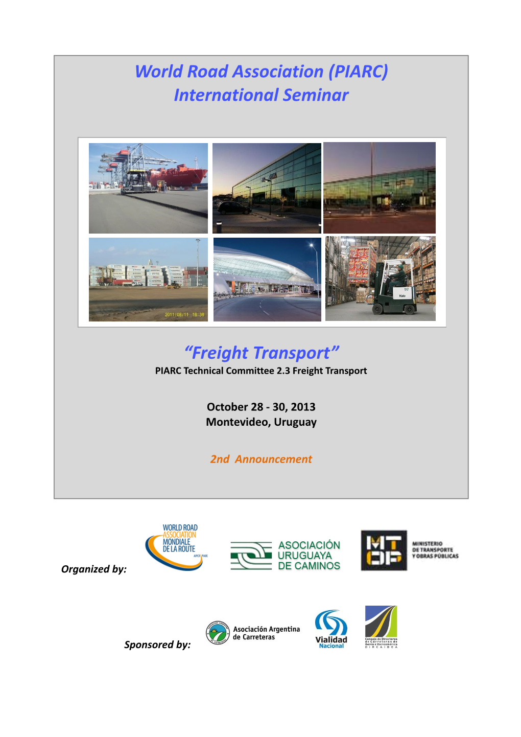 (PIARC) International Seminar “Freight Transport”