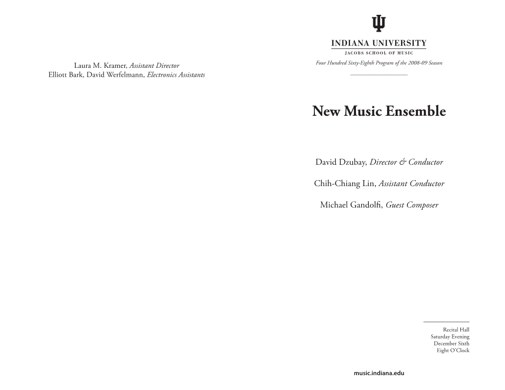 New Music Ensemble