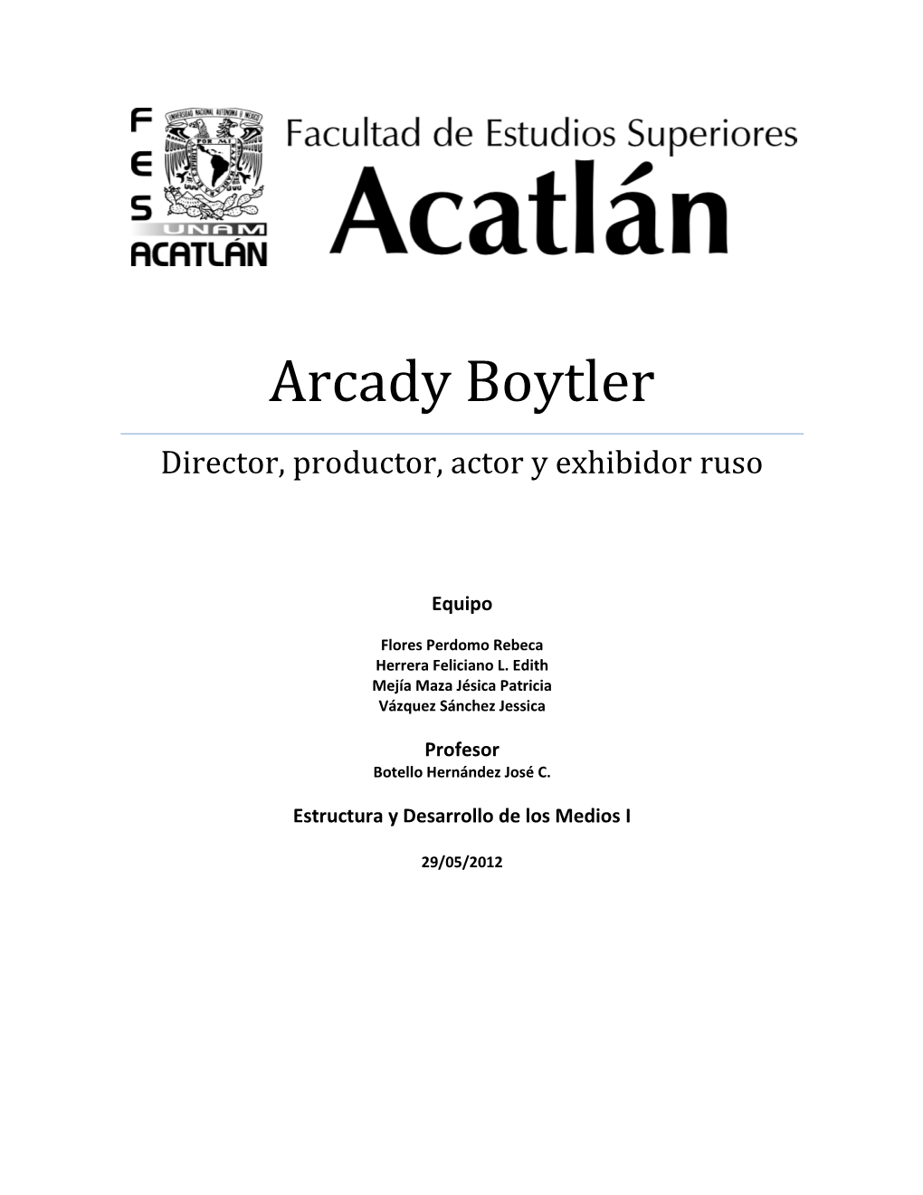 Arcady Boytler Director, Productor, Actor Y Exhibidor Ruso