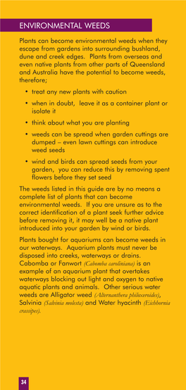 Environmental Weeds