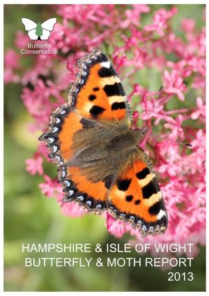 Hampshire & Isle of Wight Butterfly & Moth Report 2013