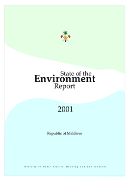 State of the Environment, Maldives 2001