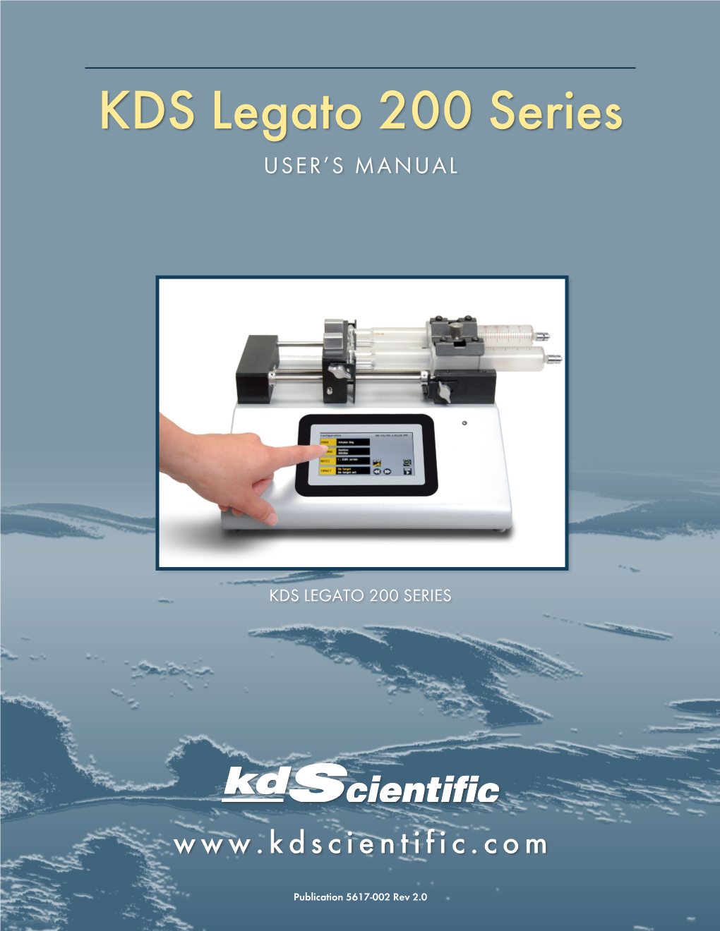 Legato 200 Series Manual Describes the Control of the Pump Using an External Computer Device