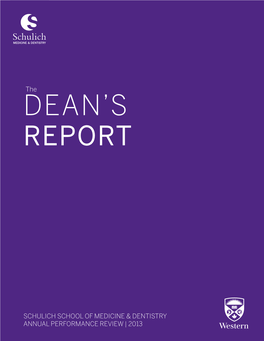 Dean's Report 2013