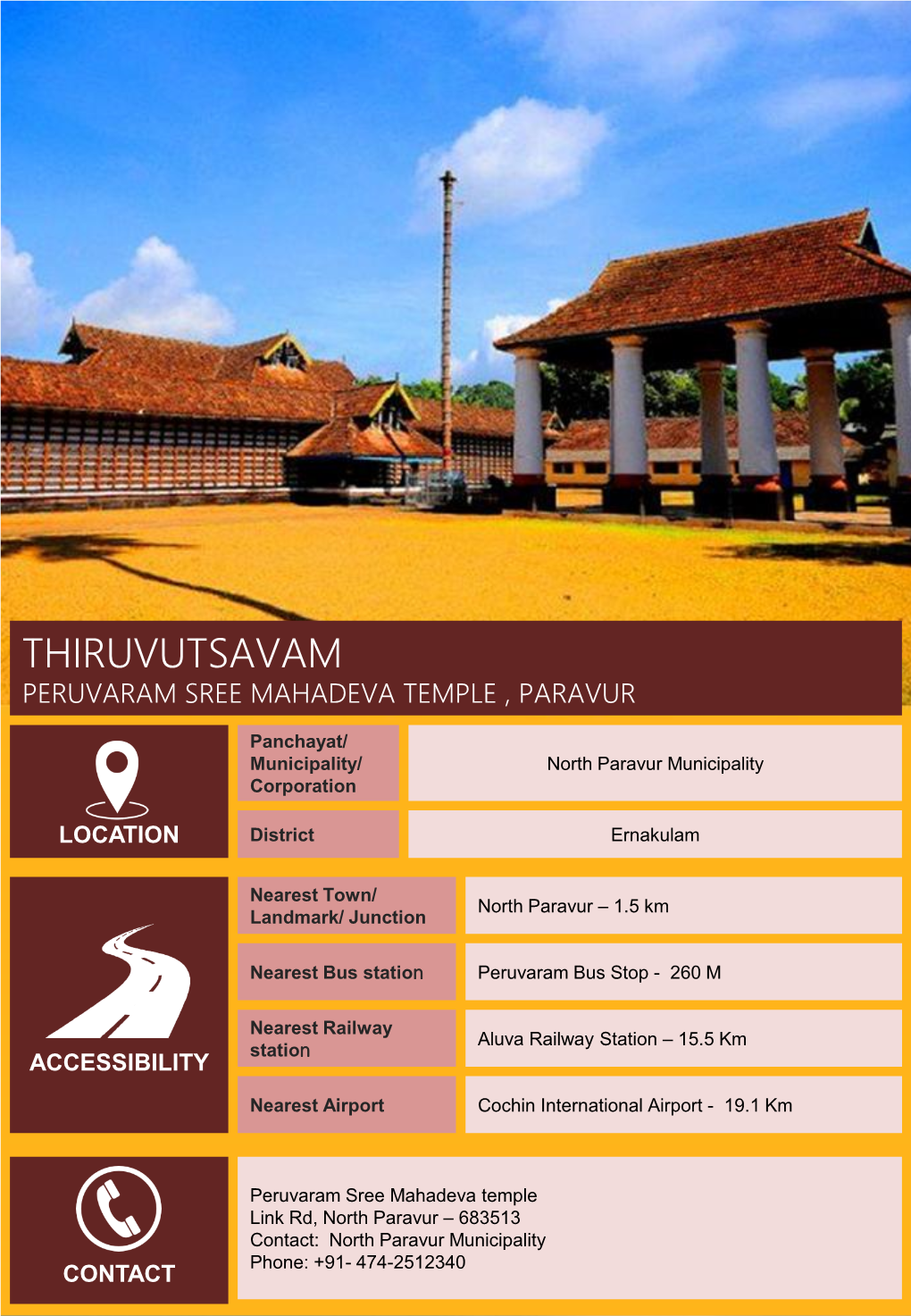 Thiruvutsavam Peruvaram Sree Mahadeva Temple , Paravur