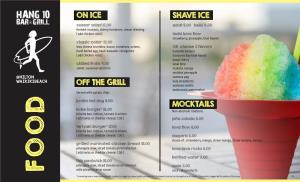 On Ice Off the Grill Shave Ice Mocktails