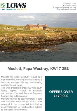 Moclett, Papa Westray, KW17 2BU