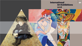 International Art Exhibitions 2016.01