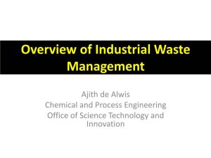 Overview of Industrial Waste Management