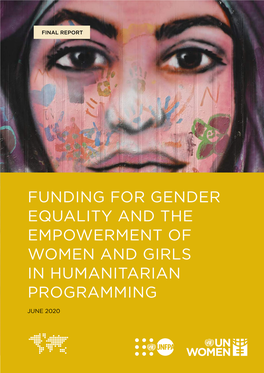 Funding for Gender Equality and the Empowerment of Women and Girls in Humanitarian Programming