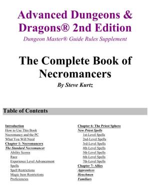 Advanced Dungeons & Dragons® 2Nd Edition the Complete Book Of
