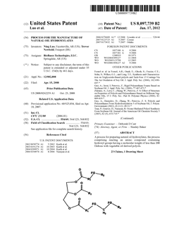 (12) United States Patent (10) Patent No.: US 8,097,739 B2 Luo Et Al